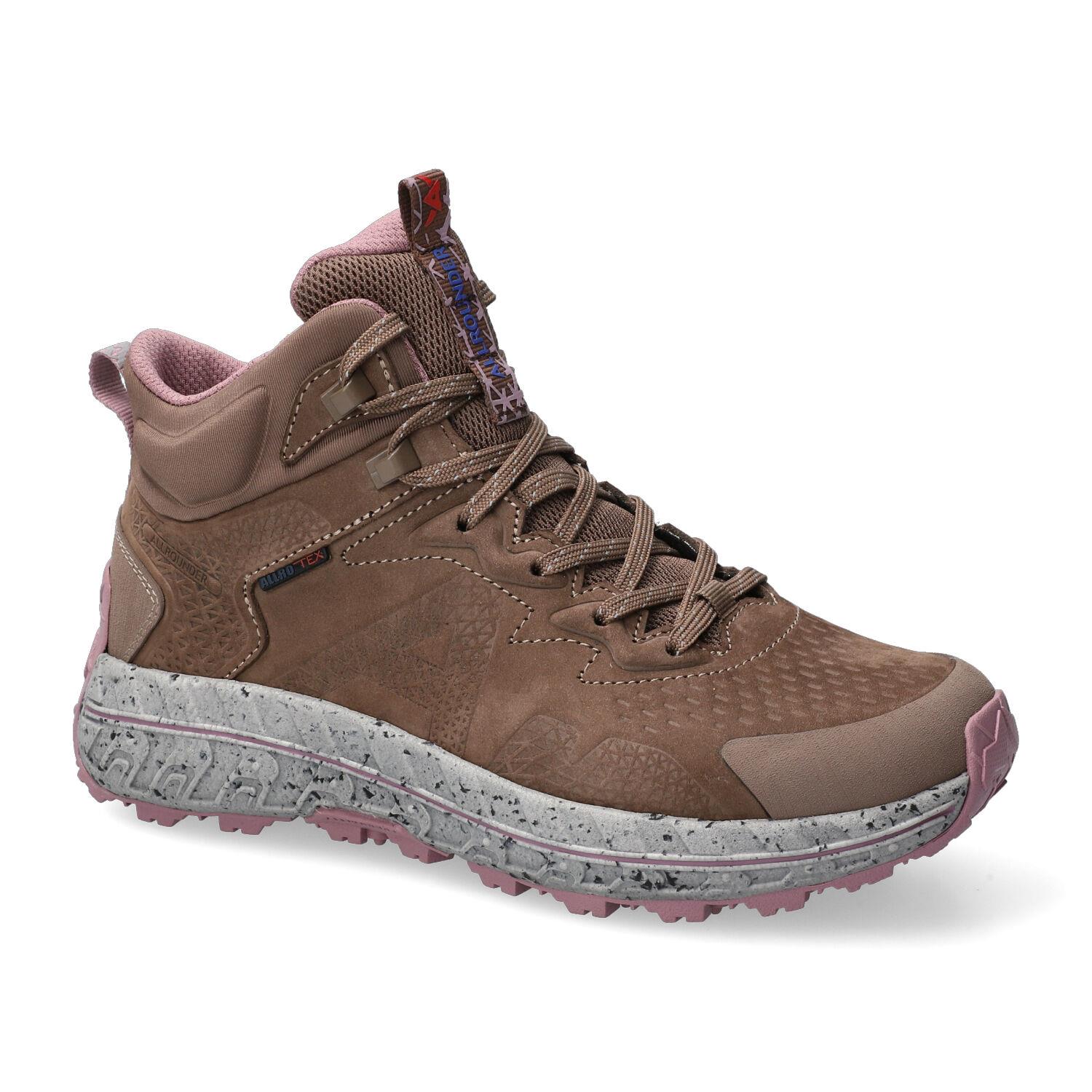 lacets femme modèle X-gravel-tex brun moyen - Mephisto